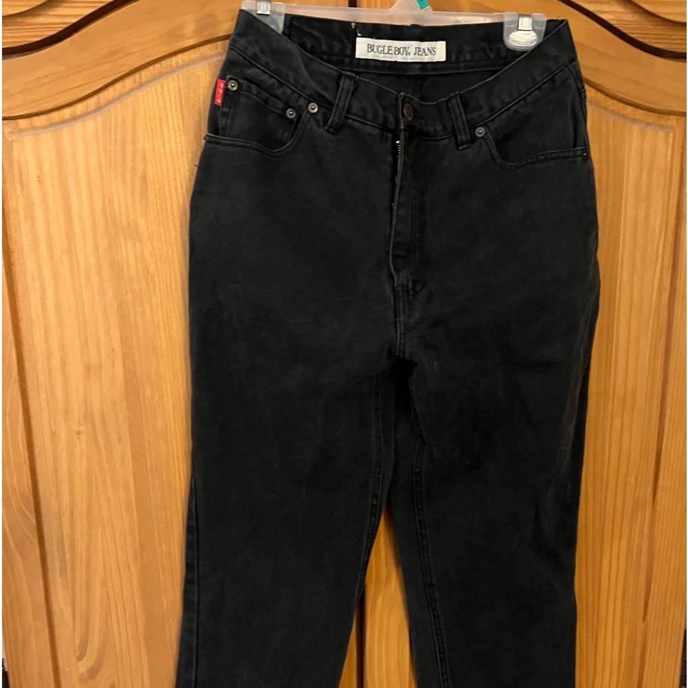 EUC VINTAGE BUGLE BOY BLACK DENIM SIZE 31